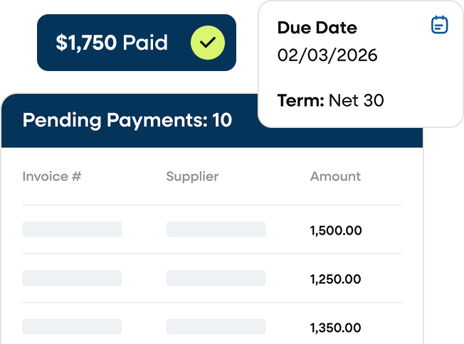 Payments dashboard product shot