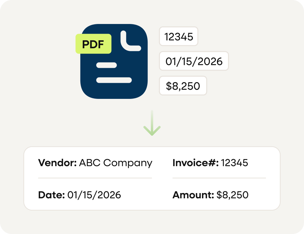 AI-Powered data extraction with DocIndex DocLib product shot