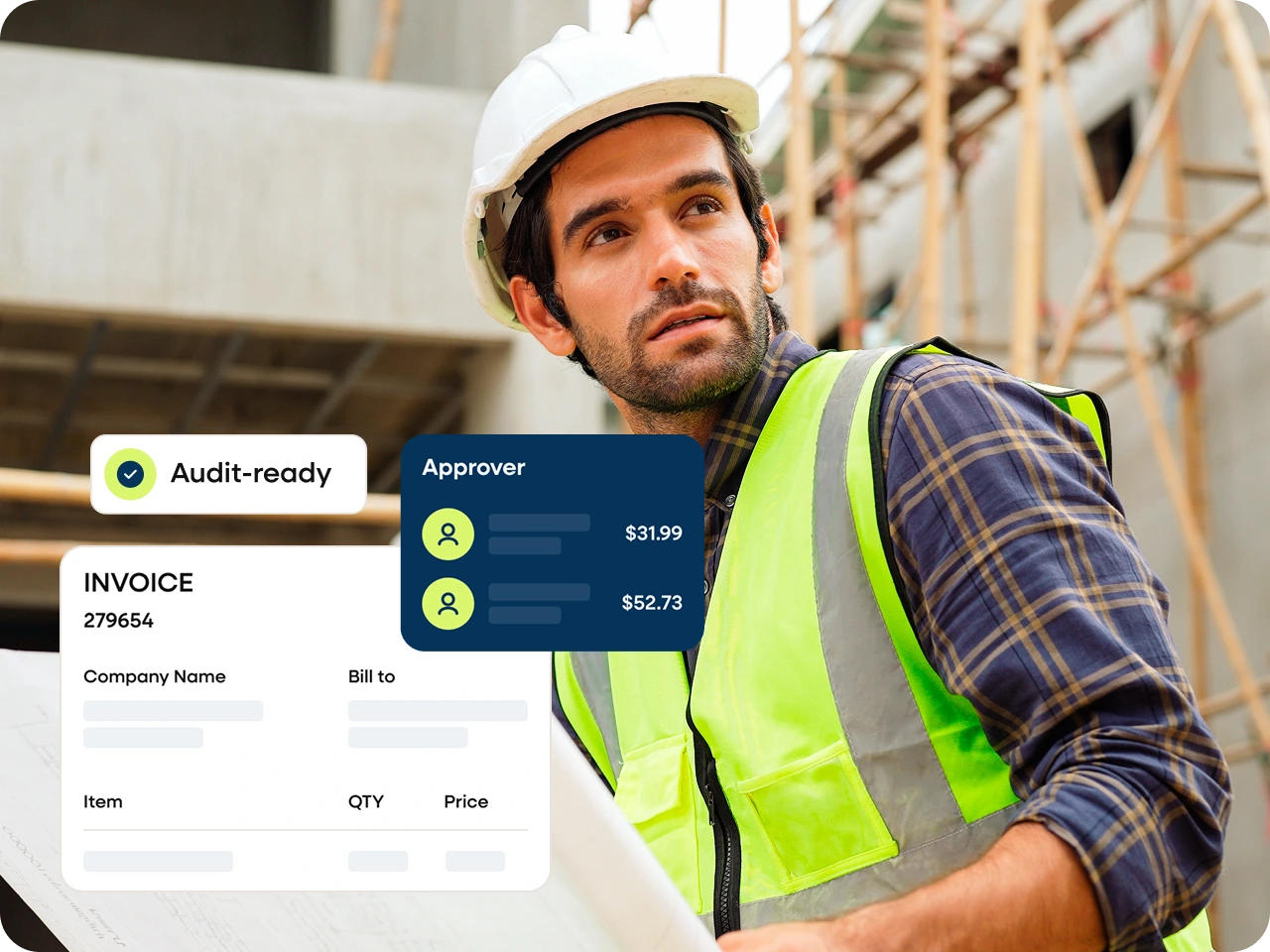 Construction industry — widget examples