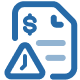 Delays in invoice processing and approvals icon