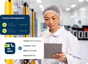 Invoice capture & processing for Chemical & Energy — widget examples