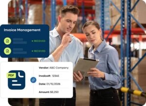 Keep documentation connected to each transaction for Distribution & Supply Chain — widget examples
