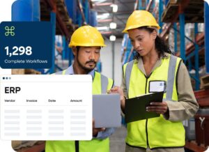 Maintain alignment with your ERP system for Distribution & Supply Chain — widget examples