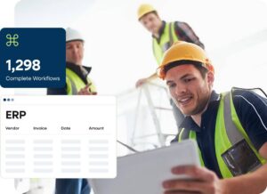 Maintain alignment with your ERP system for Construction — widget examples