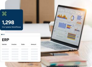 Maintain alignment with your ERP system for Retail & Consumer Product — widget examples