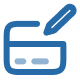 Manual payment processing steps across multiple systems icon
