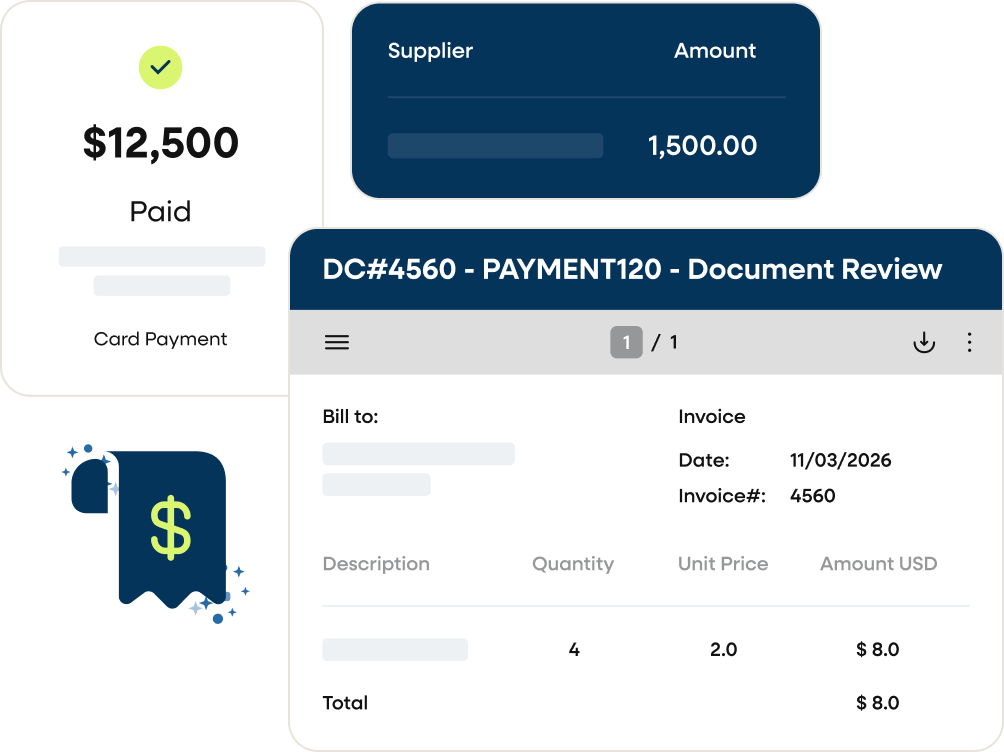 DocLib payment automation connects product preview