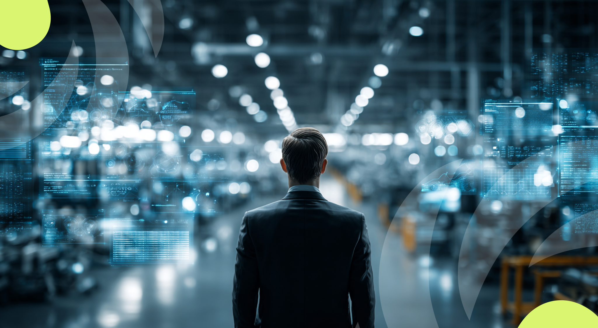 Image of a man in a manufacturing space.
